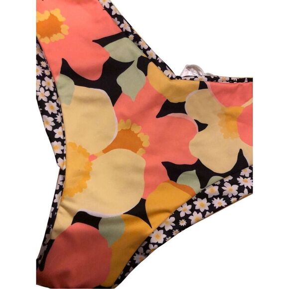 Billabong Feelin Tropical Reversible Lowrider Bikini Bottom size XL - Picture 5 of 12